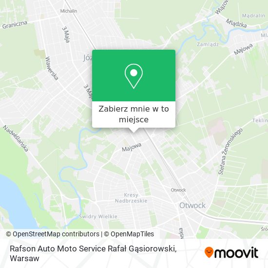 Mapa Rafson Auto Moto Service Rafał Gąsiorowski