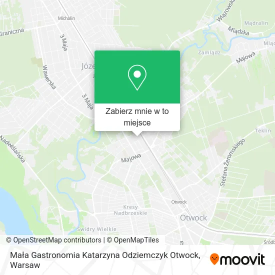 Mapa Mała Gastronomia Katarzyna Odziemczyk Otwock