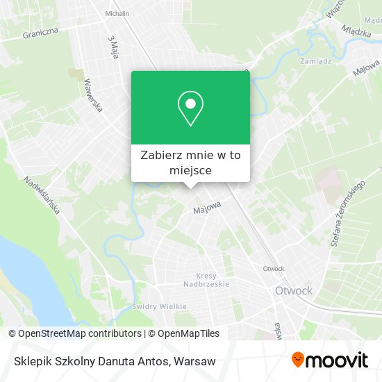 Mapa Sklepik Szkolny Danuta Antos