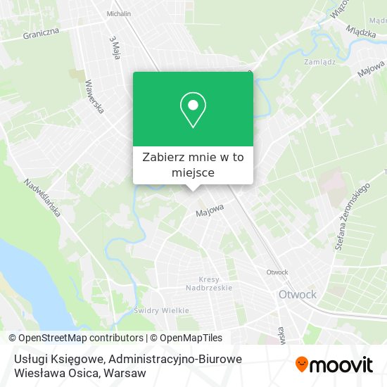 Mapa Usługi Księgowe, Administracyjno-Biurowe Wiesława Osica