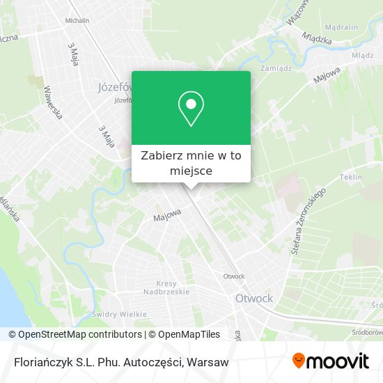 Mapa Floriańczyk S.L. Phu. Autoczęści