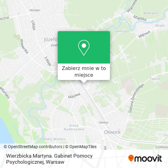 Mapa Wierzbicka Martyna. Gabinet Pomocy Psychologicznej