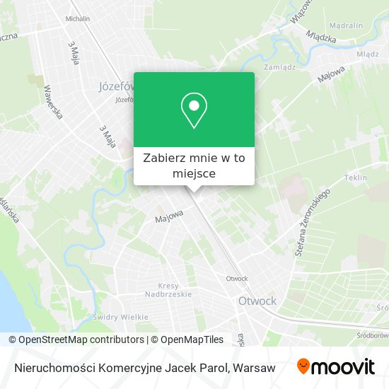 Mapa Nieruchomości Komercyjne Jacek Parol