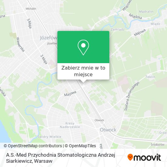 Mapa A.S.-Med Przychodnia Stomatologiczna Andrzej Siarkiewicz