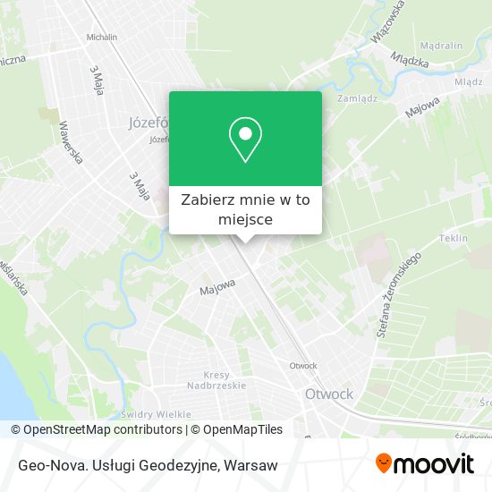 Mapa Geo-Nova. Usługi Geodezyjne