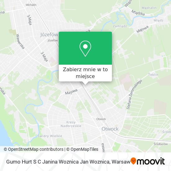 Mapa Gumo Hurt S C Janina Woznica Jan Woznica