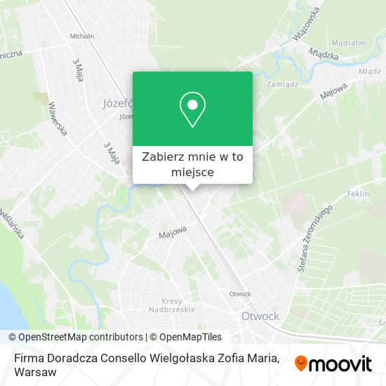 Mapa Firma Doradcza Consello Wielgołaska Zofia Maria