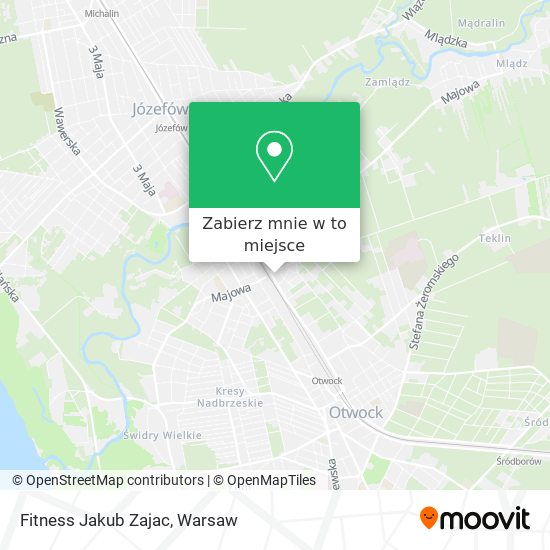 Mapa Fitness Jakub Zajac