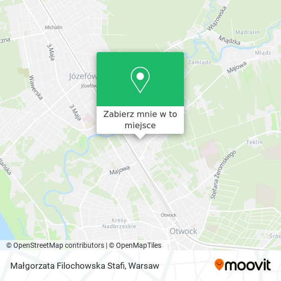 Mapa Małgorzata Filochowska Stafi