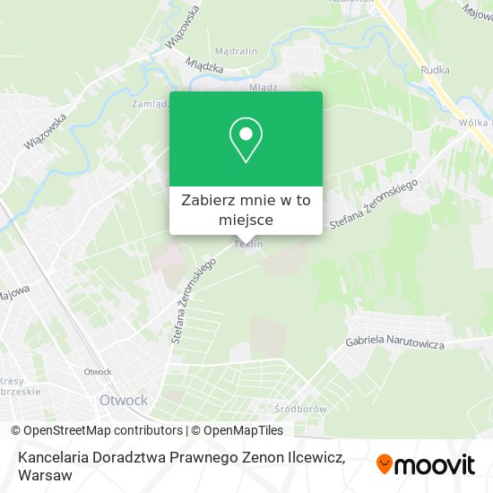 Mapa Kancelaria Doradztwa Prawnego Zenon Ilcewicz