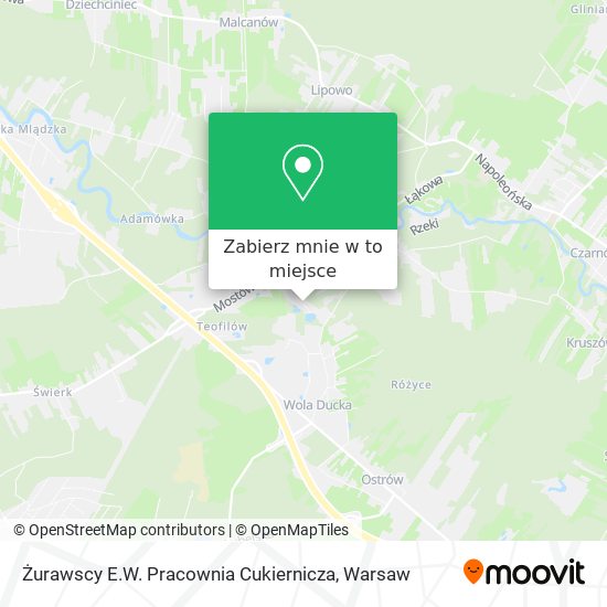 Mapa Żurawscy E.W. Pracownia Cukiernicza