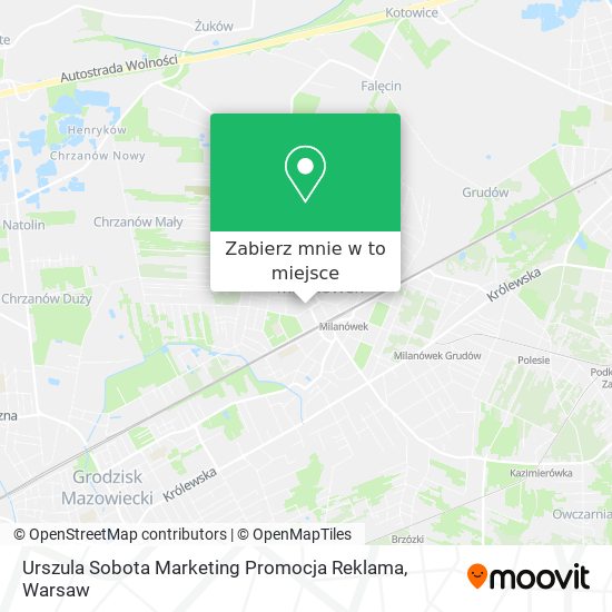 Mapa Urszula Sobota Marketing Promocja Reklama