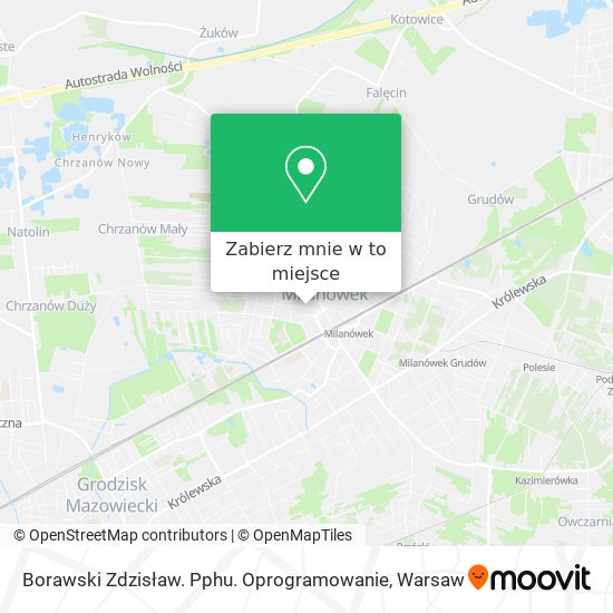 Mapa Borawski Zdzisław. Pphu. Oprogramowanie