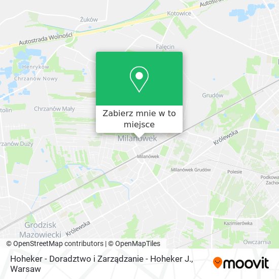 Mapa Hoheker - Doradztwo i Zarządzanie - Hoheker J.