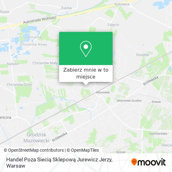 Mapa Handel Poza Siecią Sklepową Jurewicz Jerzy