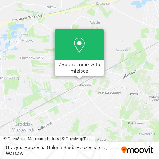 Mapa Grażyna Pacześna Galeria Basia Pacześna s.c.