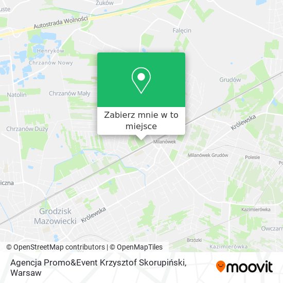 Mapa Agencja Promo&Event Krzysztof Skorupiński