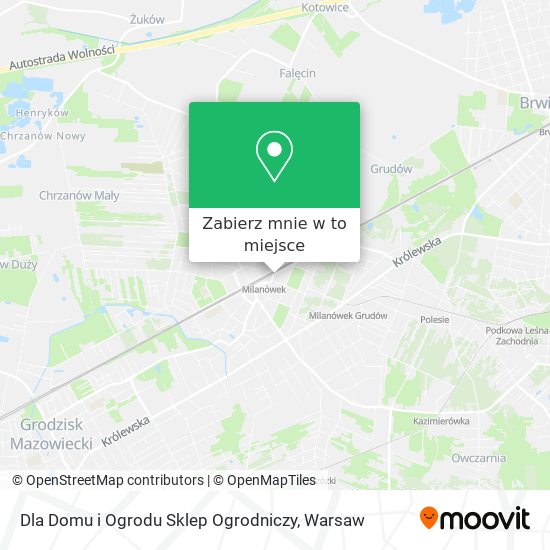 Mapa Dla Domu i Ogrodu Sklep Ogrodniczy