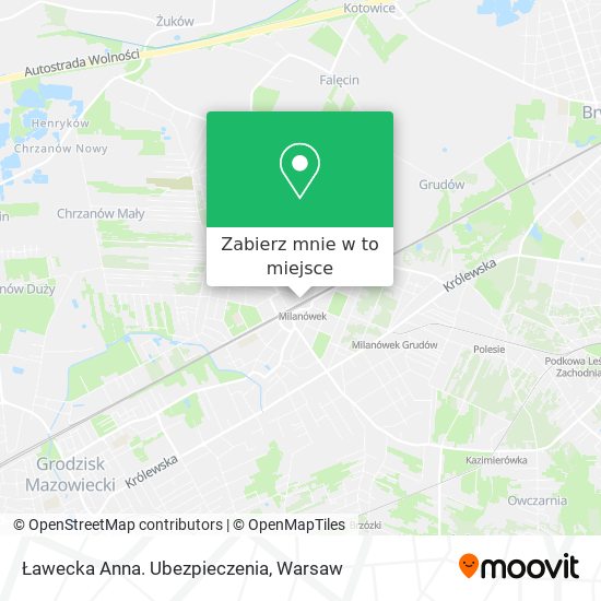 Mapa Ławecka Anna. Ubezpieczenia