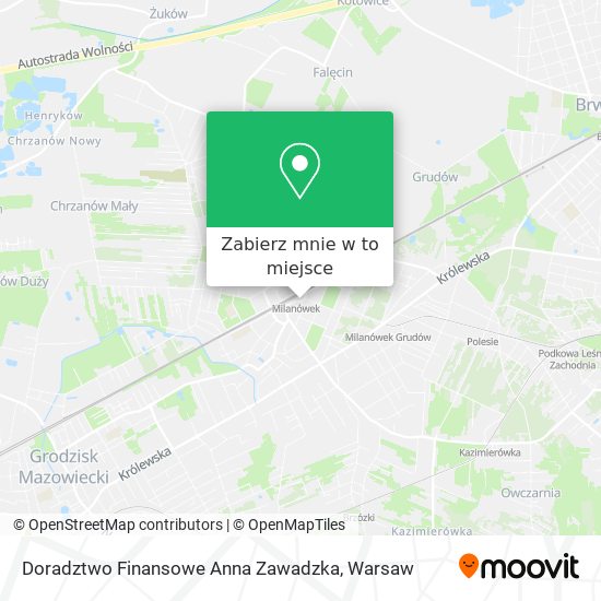 Mapa Doradztwo Finansowe Anna Zawadzka