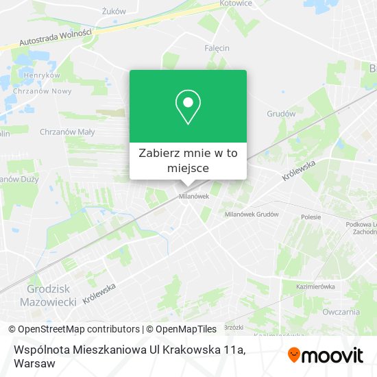 Mapa Wspólnota Mieszkaniowa Ul Krakowska 11a