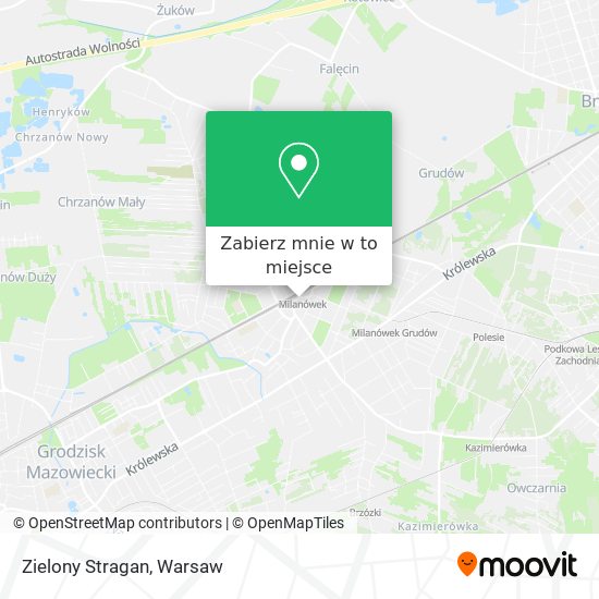 Mapa Zielony Stragan