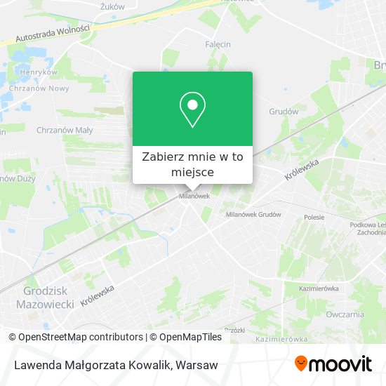 Mapa Lawenda Małgorzata Kowalik