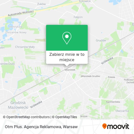 Mapa Otm Plus. Agencja Reklamowa