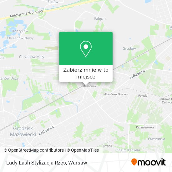 Mapa Lady Lash Stylizacja Rzęs