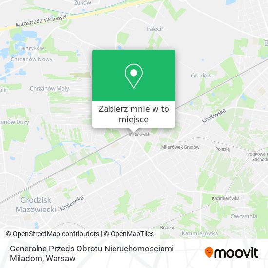 Mapa Generalne Przeds Obrotu Nieruchomosciami Miladom