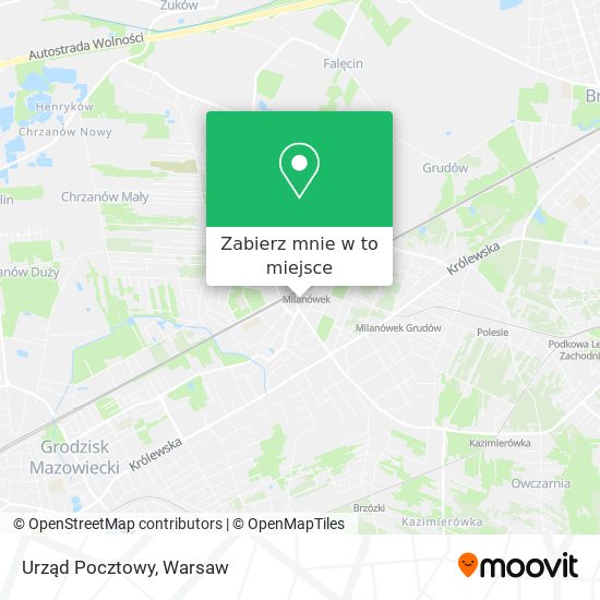 Mapa Urząd Pocztowy