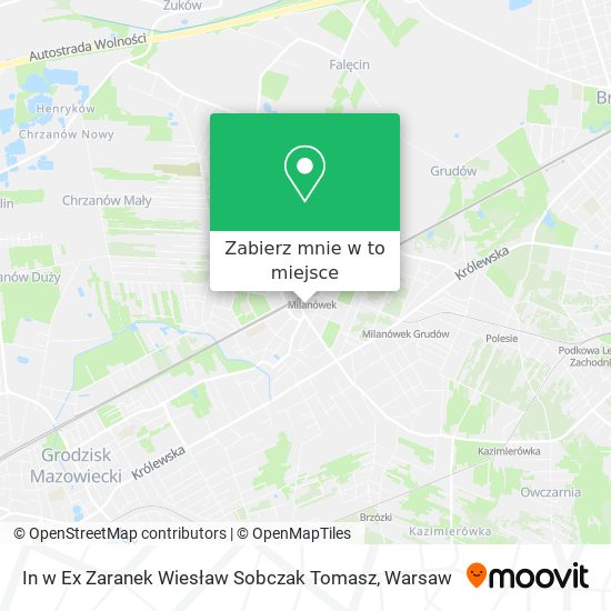 Mapa In w Ex Zaranek Wiesław Sobczak Tomasz