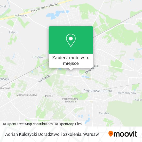 Mapa Adrian Kulczycki Doradztwo i Szkolenia