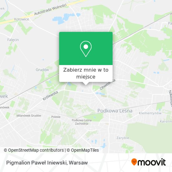 Mapa Pigmalion Paweł Iniewski