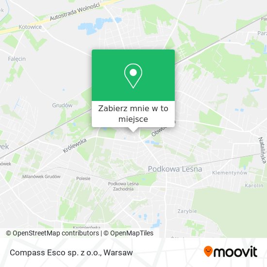 Mapa Compass Esco sp. z o.o.