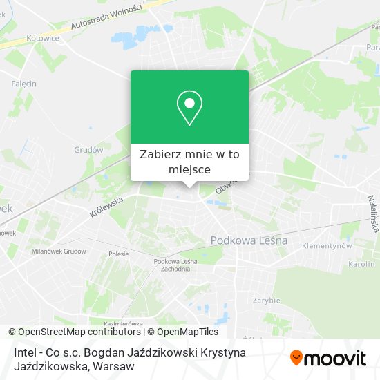 Mapa Intel - Co s.c. Bogdan Jaździkowski Krystyna Jaździkowska