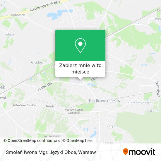 Mapa Smoleń Iwona Mgr. Języki Obce