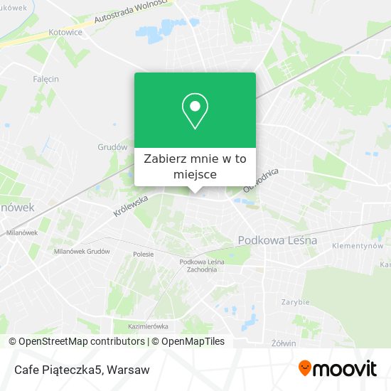 Mapa Cafe Piąteczka5