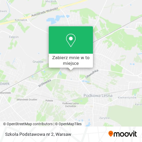 Mapa Szkoła Podstawowa nr 2