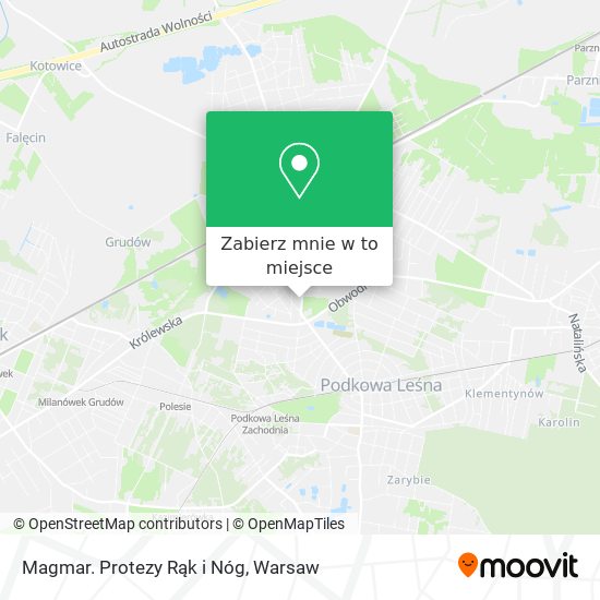 Mapa Magmar. Protezy Rąk i Nóg