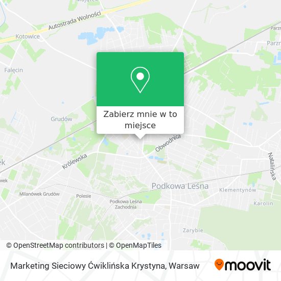 Mapa Marketing Sieciowy Ćwiklińska Krystyna