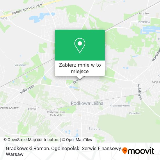 Mapa Gradkowski Roman. Ogólnopolski Serwis Finansowy