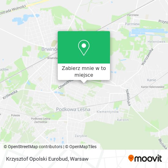 Mapa Krzysztof Opolski Eurobud