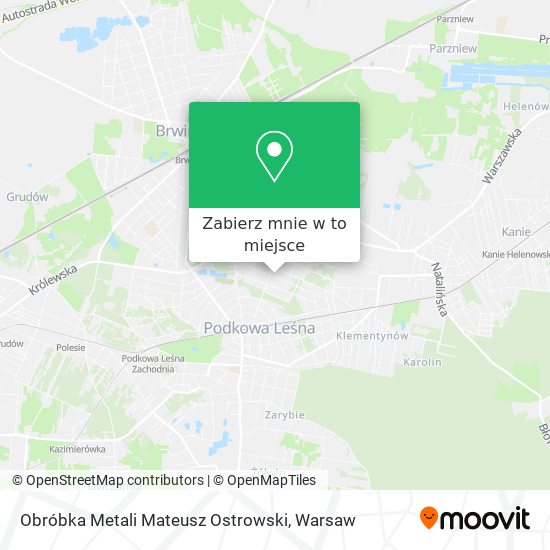 Mapa Obróbka Metali Mateusz Ostrowski