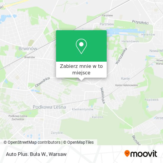 Mapa Auto Plus. Buła W.