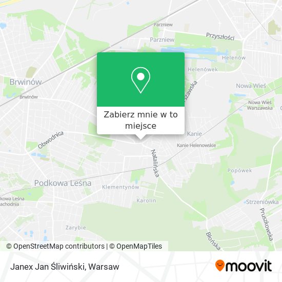 Mapa Janex Jan Śliwiński