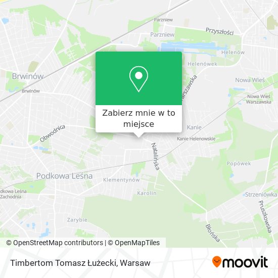 Mapa Timbertom Tomasz Łużecki