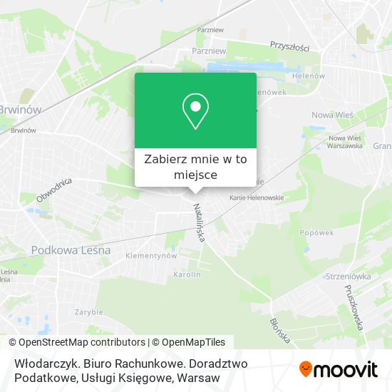 Mapa Włodarczyk. Biuro Rachunkowe. Doradztwo Podatkowe, Usługi Księgowe