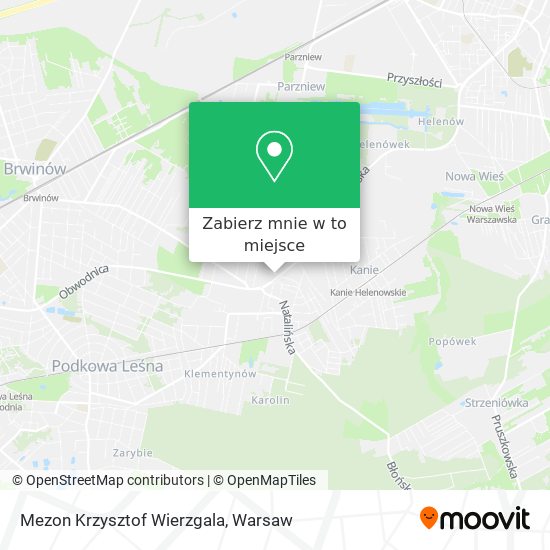 Mapa Mezon Krzysztof Wierzgala