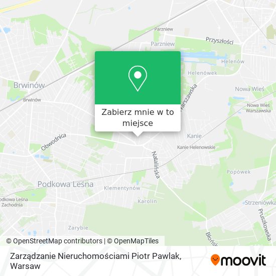 Mapa Zarządzanie Nieruchomościami Piotr Pawlak